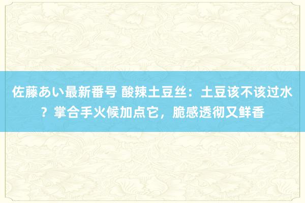 佐藤あい最新番号 酸辣土豆丝：土豆该不该过水？掌合手火候加点它，脆感透彻又鲜香