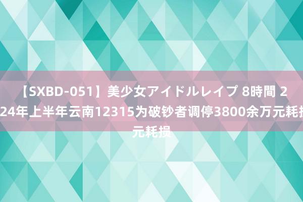 【SXBD-051】美少女アイドルレイプ 8時間 2024年上半年云南12315为破钞者调停3800余万元耗损